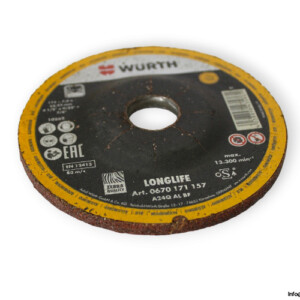 Wurth 0670 171 157 Grinding Disc
