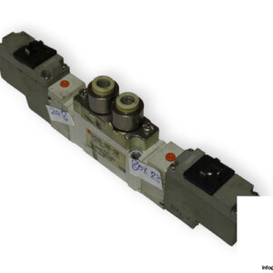 Smc-SY5220-5DO-C6F-double-solenoid-valve-(used)