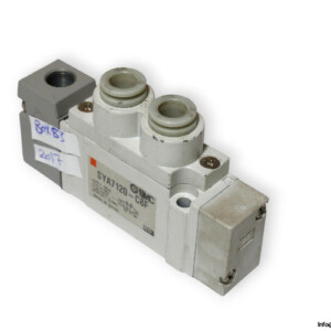 Smc-SYA7120-C8F-single-solenoid-valve-(used)