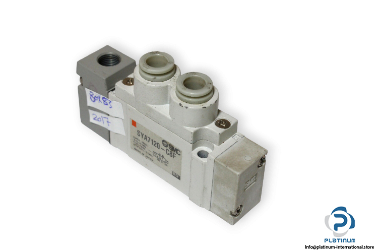 Smc-SYA7120-C8F-single-solenoid-valve-(used)