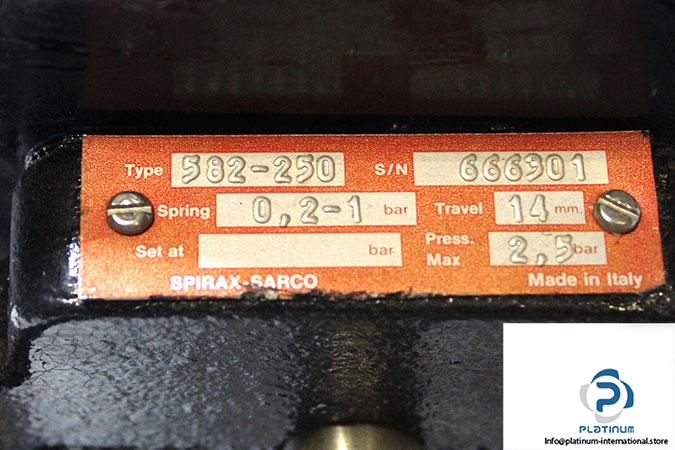 spirax-sarco-582-250-control-valve_2_used