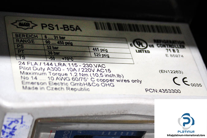 alco-ps1-b5a-pressure-control-(used)