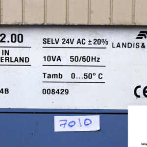 LANDIS&STAEFA 961024B BUILDING PROCESS STATION