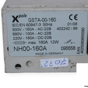 eaton-GSTA00-160-fuse-switch-disconnector-(used)