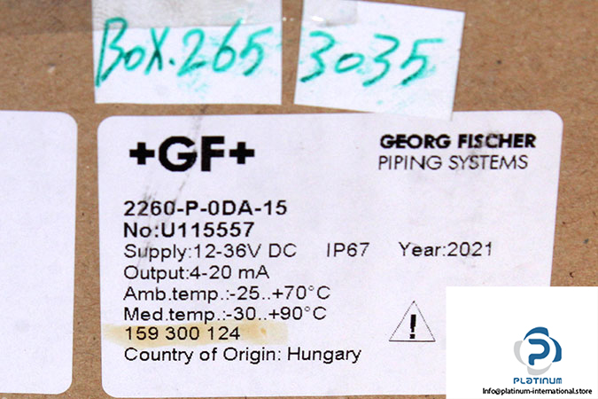 gf-2260-P-0DA-15-U115557-ultrasonic-level-transmitter-new-4