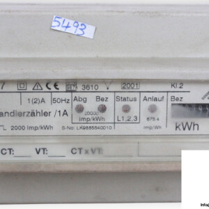 Gossen U3687 Measuring Transformer Counter