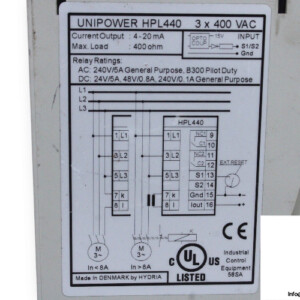 Unipower HPL440 Control Unit