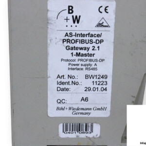 bihl-Wiedemann-BW1249-as-interface_profibus-dp-gateway-(used)