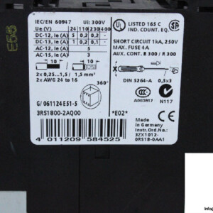 siemens-3RS1800-2AQ00-coupling-relay-(used)