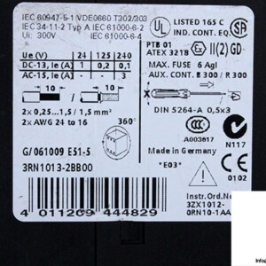siemens-3RN1013-2BB00-thermistor-motor-protection-multifunctional-evaluation-unit-(used)