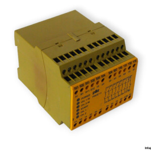 pilz-PNOZ-11-24VAC-24VDC-7N_O-1N_C-safety-relay-(used)