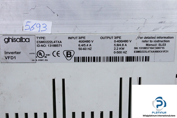 ghisalba-ESMD222L4TXA-frequency-inverter-(used)-2