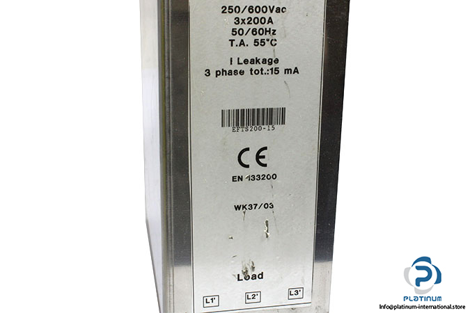 eurogi-EFTS200-15-three-phase-filter-(used)-2