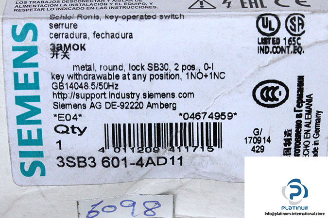 siemens-3SB3-601-4AD11-key-operated-switch-(new)-4