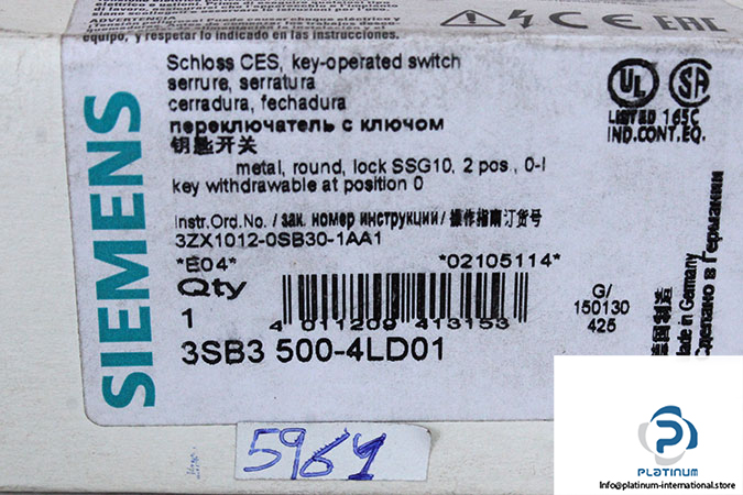 siemens-3SB3-500-4LD01-metal-round-actuator-(new)-3