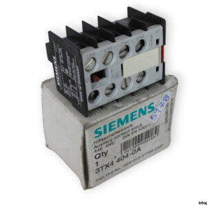 Siemens 3TX4 404-0A Auxiliary Contact Block