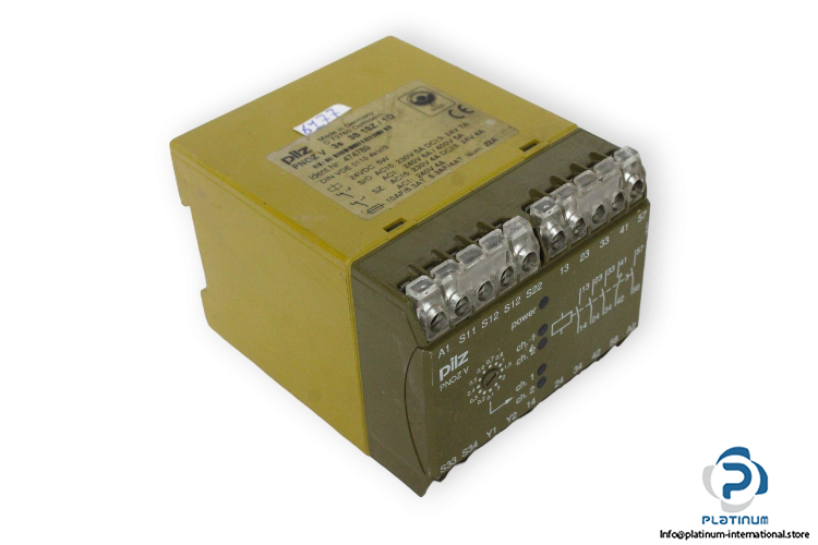 pilz-PNOZ-V-3S-3S-1SZ_1O-safety-relay-(used)