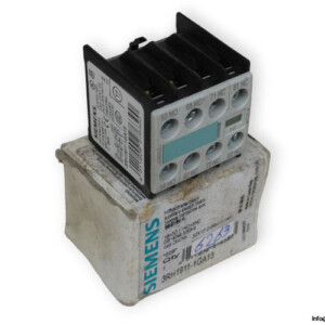 Siemens 3RH1911-1GA13 Auxiliary Switch Block