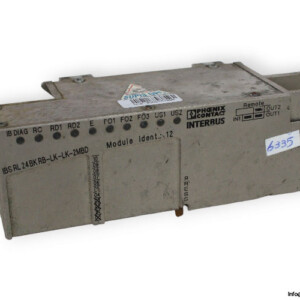 phoenix-contact-IBS-RL-24-BK-RB-LK-LK-2MBD-bus-coupler-(used)