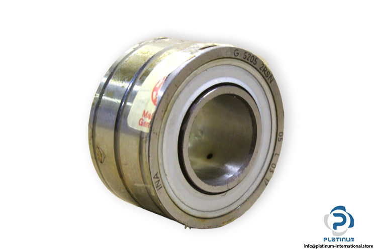 ina-G-5205-2RSN-double-row-angular-contact-ball-bearing-(new)