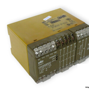 Pilz Pnoz 3 24 V DC 5S1O 122829 Emergency Stop Relay