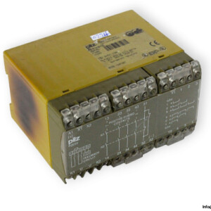 pilz-PZE-5V-3-S-24V-DC-safety-relay-(used)