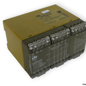 pilz-PZE-5V-8SEC-4S_1O-safety-relay-(used)