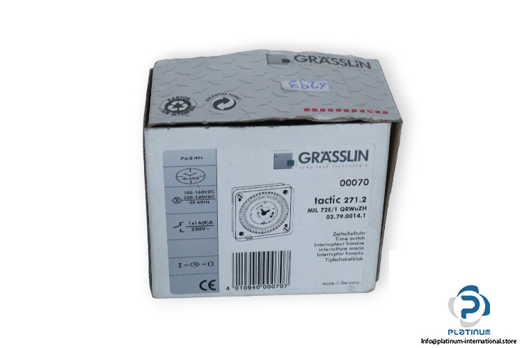 grasslin-TACTIC-271.2-time-switch-(used)
