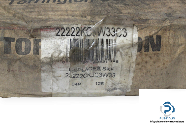torrington-22222-K-CJ-W33-C3-spherical-roller-bearing-(new)-(carton)-3