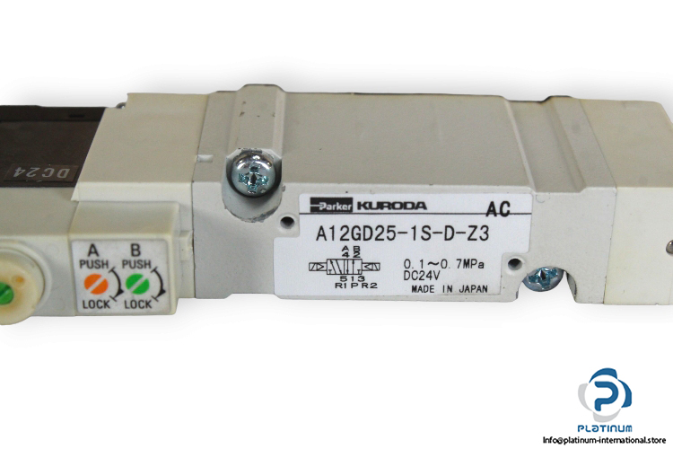 Parker-kuroda-A12GD25-1S-D-Z3-double-solenoid-valve-(new)-1