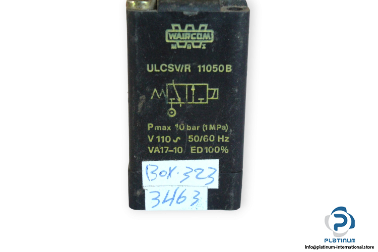 Waircom-ULCSV_R-11050B-single-solenoid-valve-(used)-1