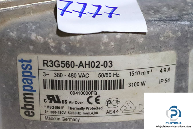 ebmpapst-R3G560-AH02-03-centrifugal-fan-(Used)-2