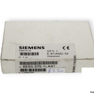 Siemens 6ES5 375-1LA41 Memory Module