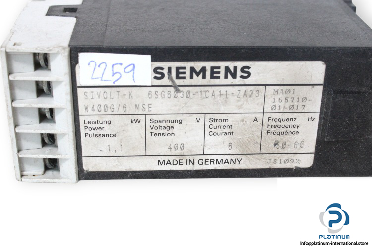 siemens-6sg6030-1ca11-za23-controller-3
