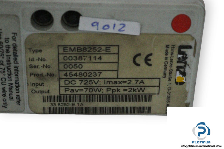 lenze-EMB8252-E-brake-unit-(used)-1