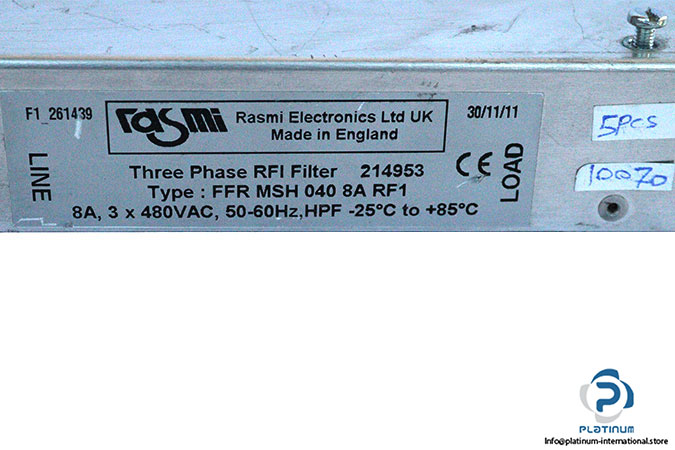 rasmi-FFR-MSH-040-8A-RF1-rfi-filter-(used)-2