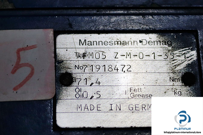 demag-AFM05-Z-M-0-1-35-1-gear-motor-used-2