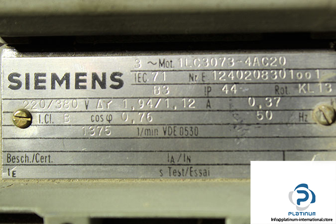 siemens-1LC3073-4AC20-brake-motor-used-2
