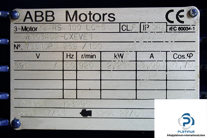 abb-M2ARS-100-LC-6-brake-motor-used-2
