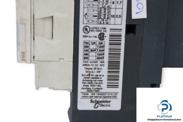 schneider-LC1D25P7-contactor-(Used)-3
