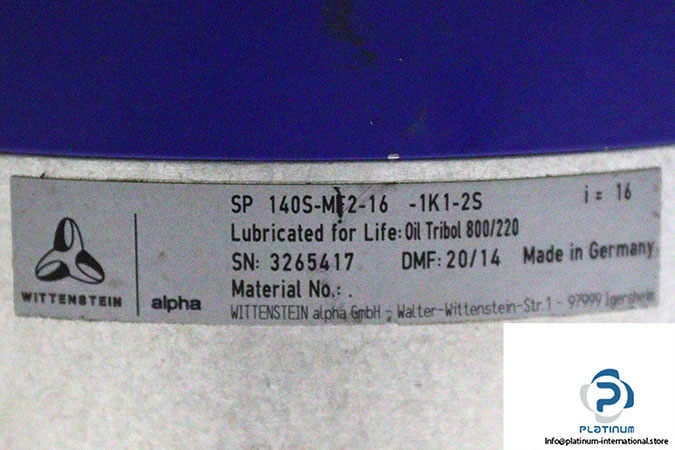alpha-SP-140S-MF2-16-1K1-2S-planetary-gearbox-used-3