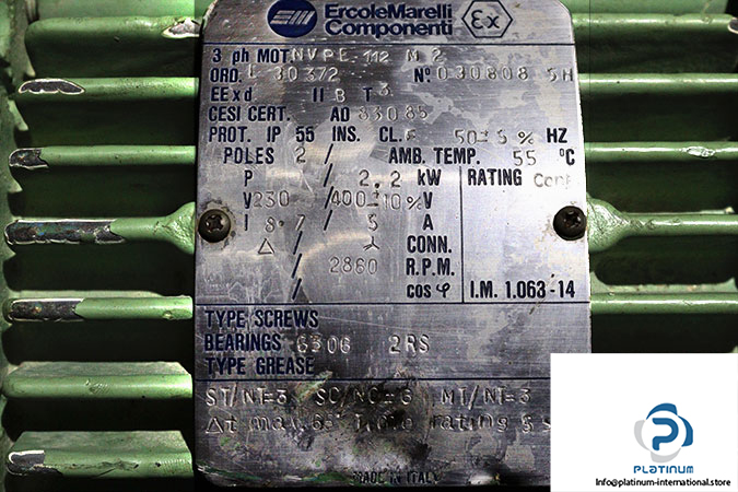 ercole-marelli-componenti-NVPE-112-M2-3-phase-electric-motor-used-2