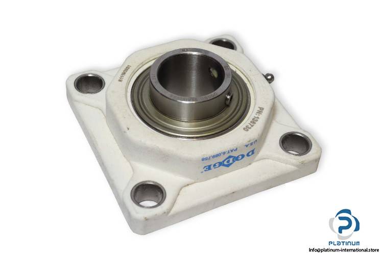 dodge-F4B-SCEZ-107-PSS-plastic-four-bolt-square-flange-unit-(new)