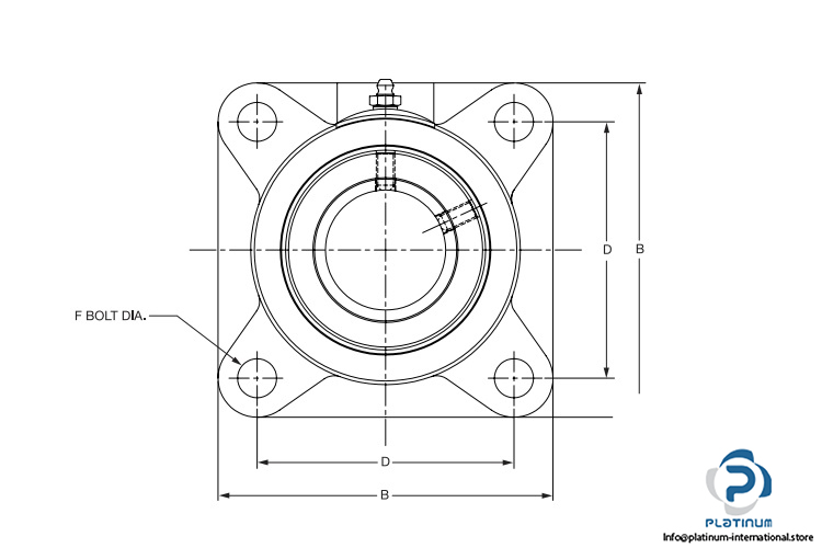 dodge-F4B-SCEZ-107-PSS-plastic-four-bolt-square-flange-unit-(new)-(carton)-4