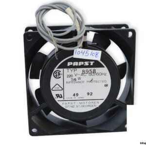 papst-8958-axial-fan-used