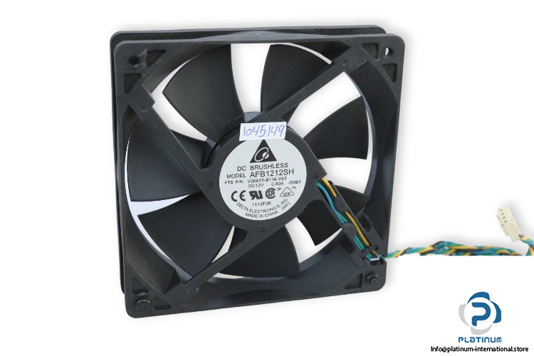 delta-electronics-AFB1212SH-axial-fan-used