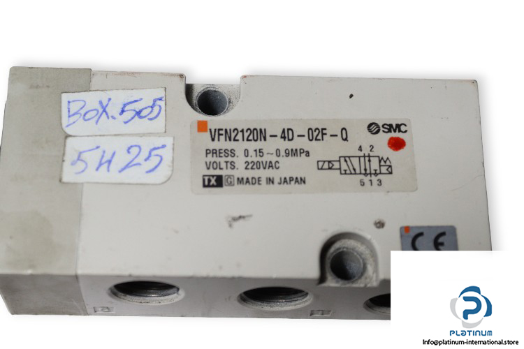 smc-VFN2120N-4D-02F-Q-double-solenoid-valve-used-2