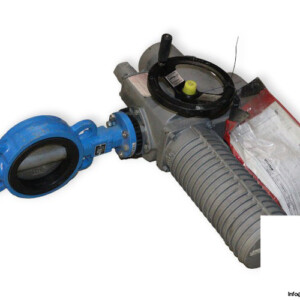 AUMA SG 05.1-F05-F07 MULTI-TURN ACTUATOR BUTTERFLY VALVE 16 bar