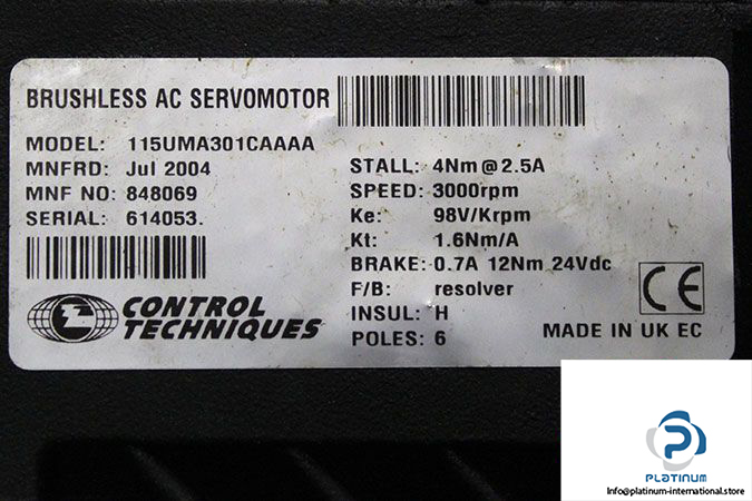 control-techniques-115uma301caaaa-brushless-ac-servomotor-2-2