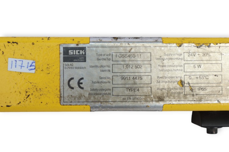 sick-FGSS450-11-1-through-beam-emitter-sensor-(Used)-3